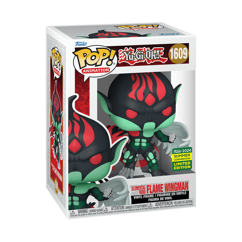 Funko Pop! Elemental Hero Flame Wingman #1609 (Exclusive) – Yu-Gi-Oh!