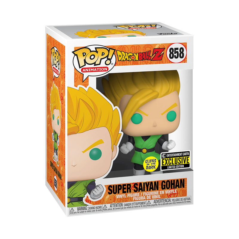 Funko Pop! Dragon Ball Z - Super Saiyan Gohan (Glow in the Dark) #858