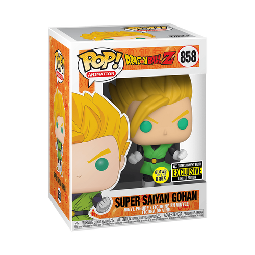 Funko Pop! Dragon Ball Z - Super Saiyan Gohan (Glow in the Dark) #858